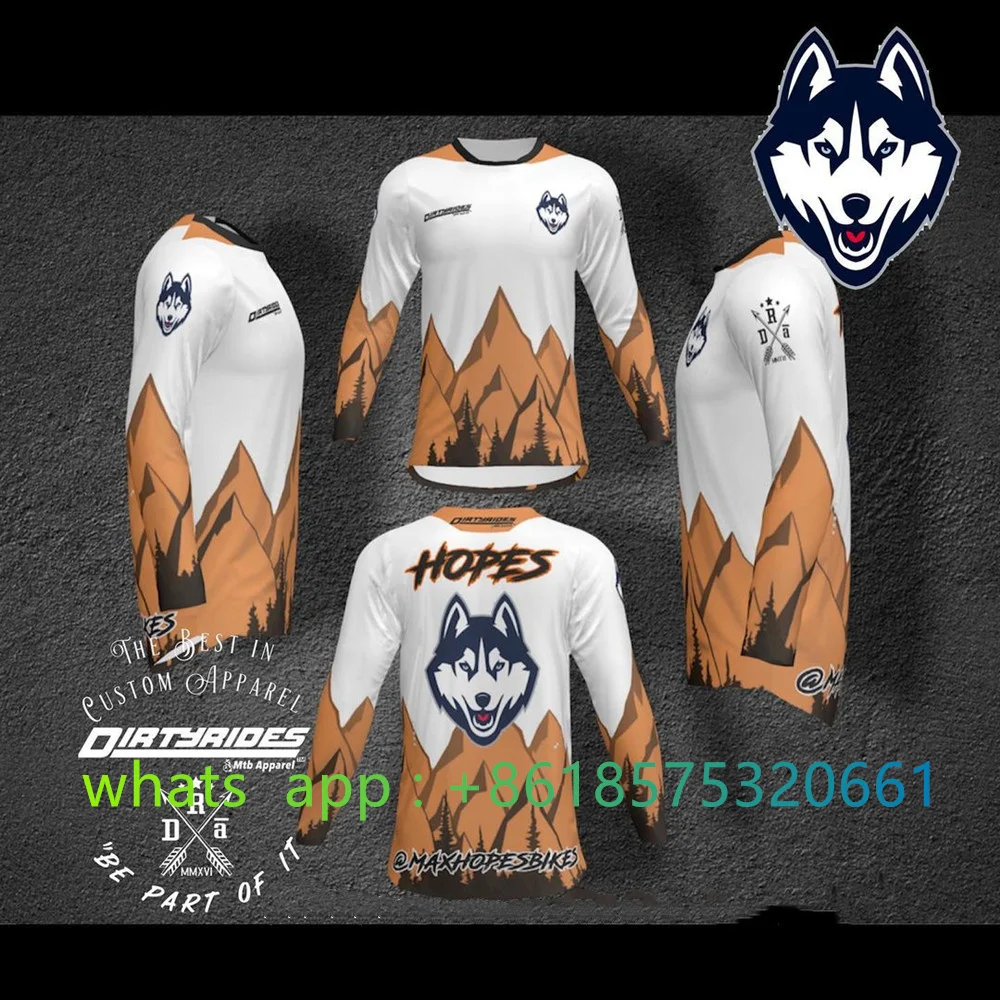 Mountain Biking Gear For Men - Enduro Moto Bisiklet Jersey Kol Bisiklet