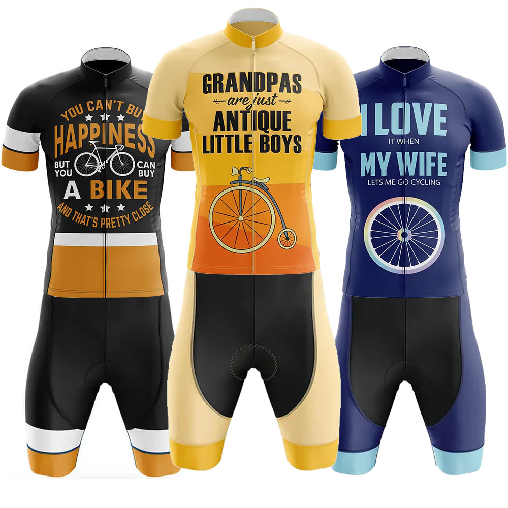Mountain Biking Outfit - Büyükbaba bisiklet giyim üniforma Jersey kiti