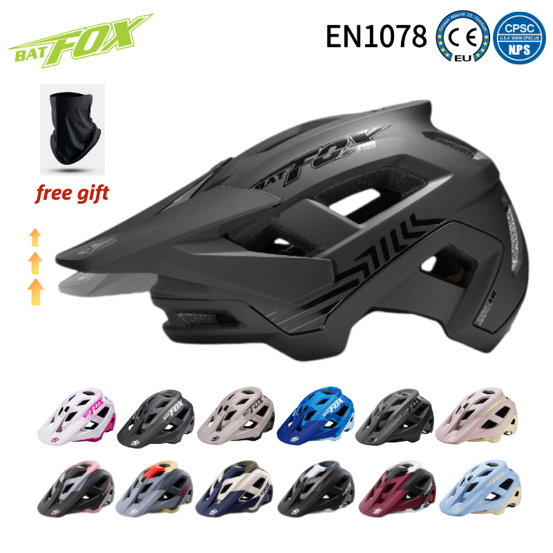 Mountain Biking Gear For Men - BATFOX dağ bisikleti kaskları ayarlanabilir off-road