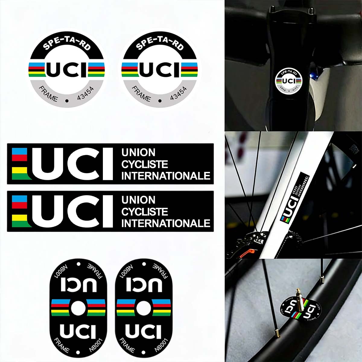 UCI bisiklet çerçeve çıkartmal - Mountain Biking Helmet incelemesi ve fiyatı
