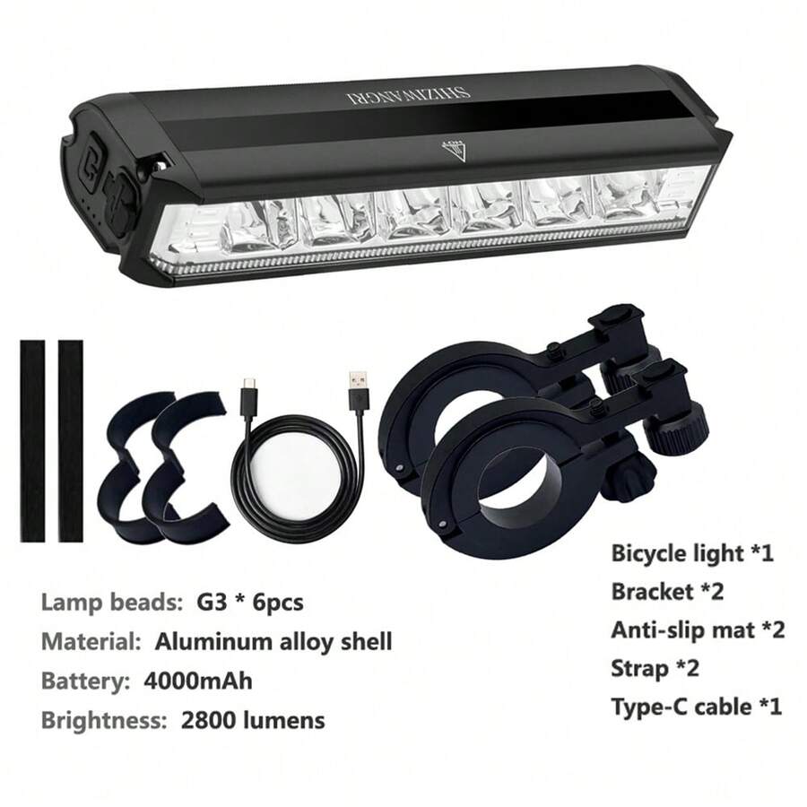 4000mAh Süper Parlak LED Bisik - Mountain Biking Usa incelemesi ve fiyatı