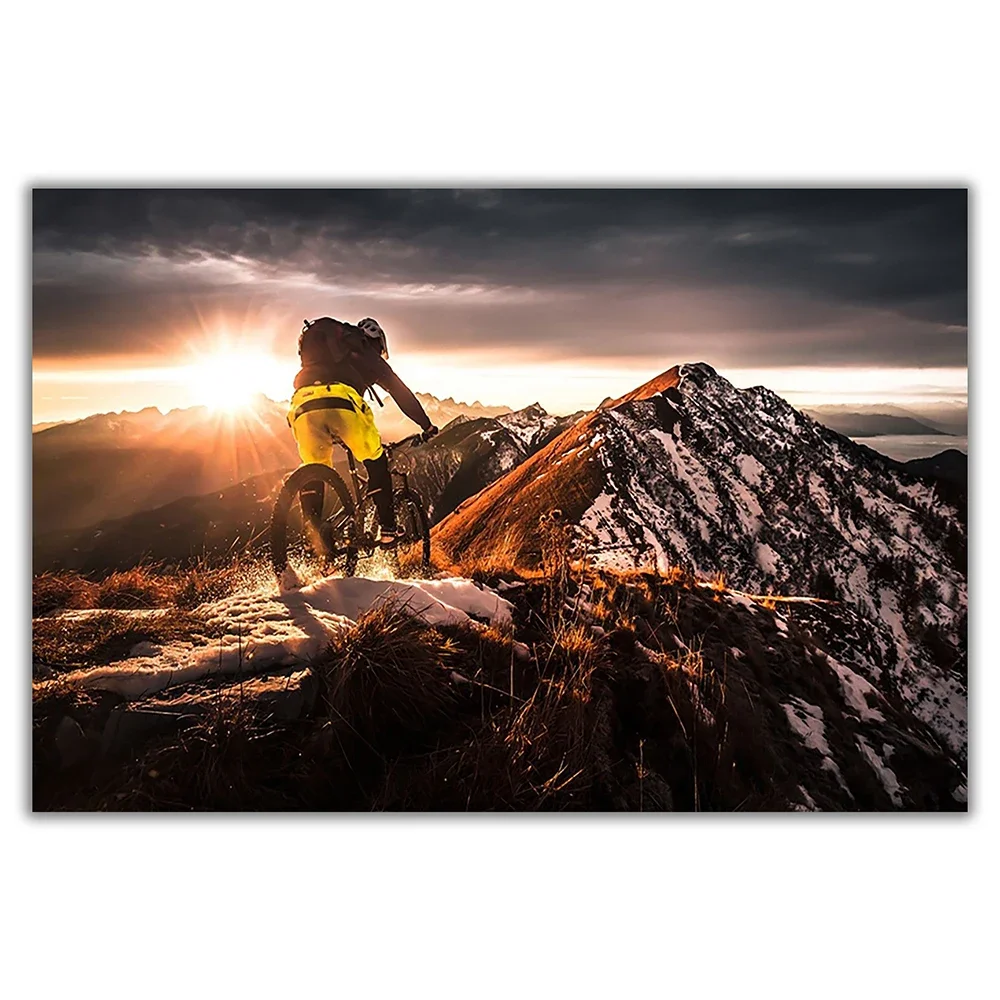 SP080 İpek Kumaş Duvar Posteri - Mountain Biking Movies incelemesi ve fiyatı